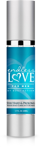 Endless Love for Men Stay Hard and Prolong Water Based Lubricant 1.7 Oz