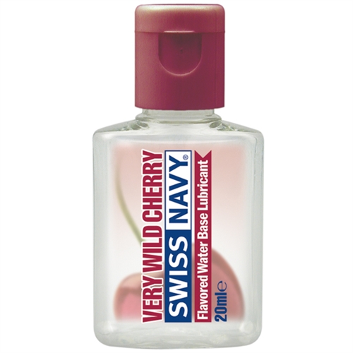 Swiss Navy Flavors Water-Based Lubricant - Very Wild Cherry - 20 ml