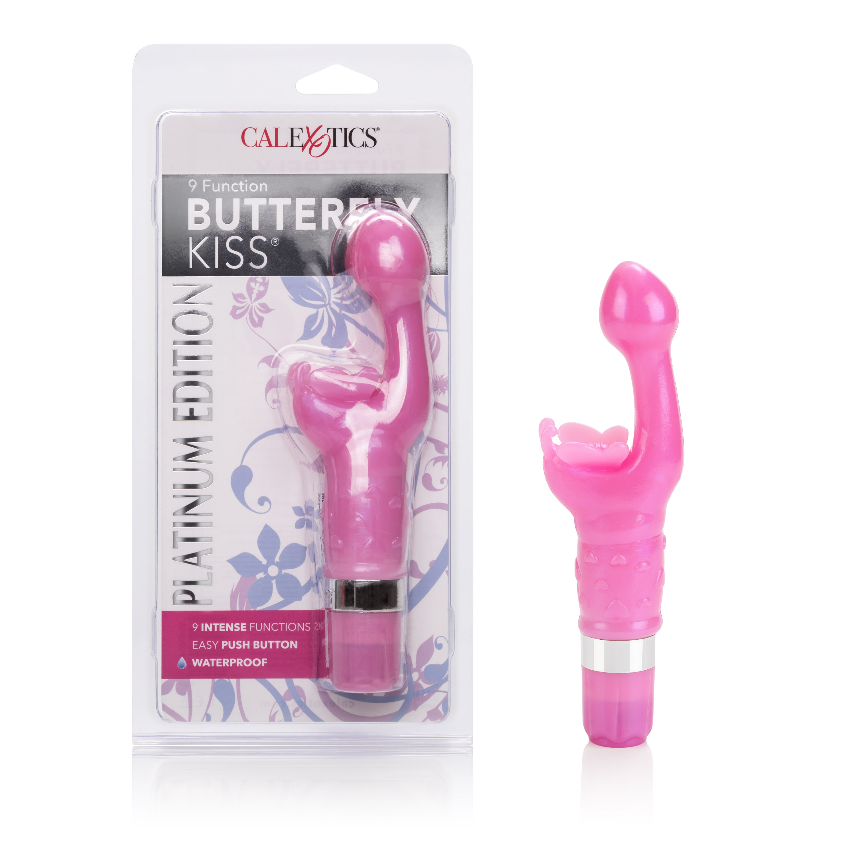 9 Function Butterfly Kiss - Platinum Edition - Pink