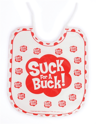 Suck for a Buck Bib