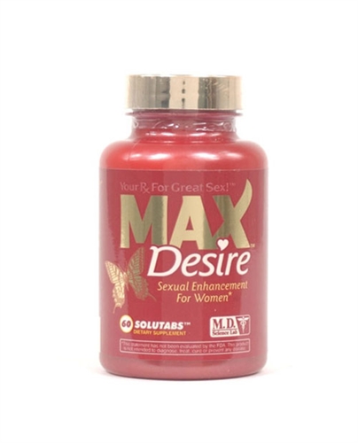 Max Desire - Cap Bottle - 60 Solutabs