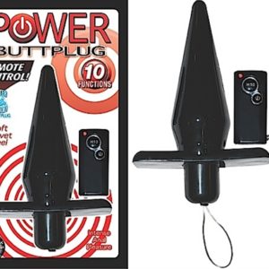 Power Buttplug Remote Control - Black