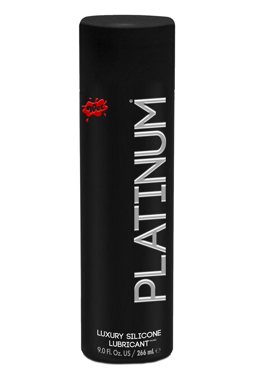 Wet Platinum Luxury Silicone Lubricant - 9 Fl. Oz.