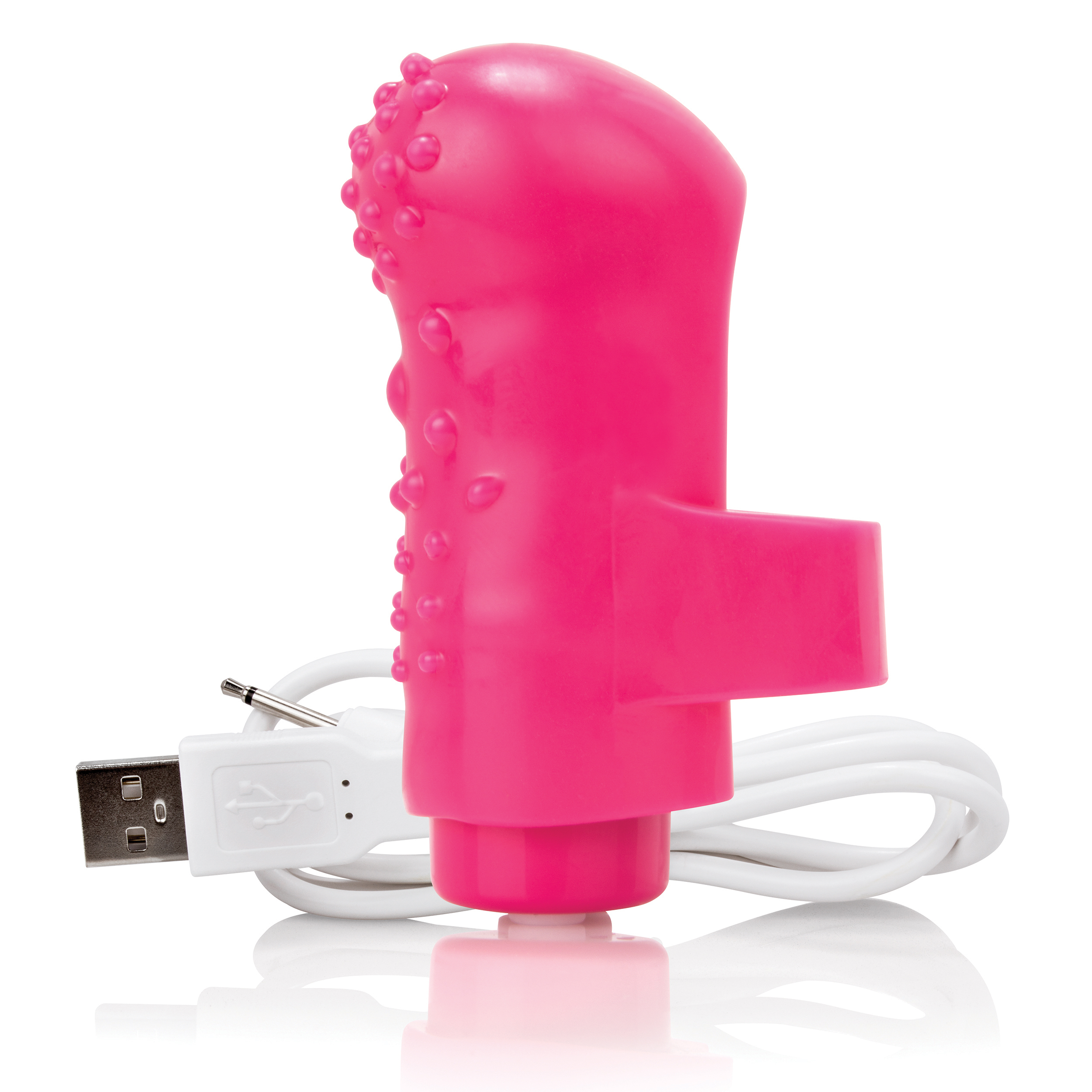 Charged Fingo Rechargeable Finger Vibe - Pink