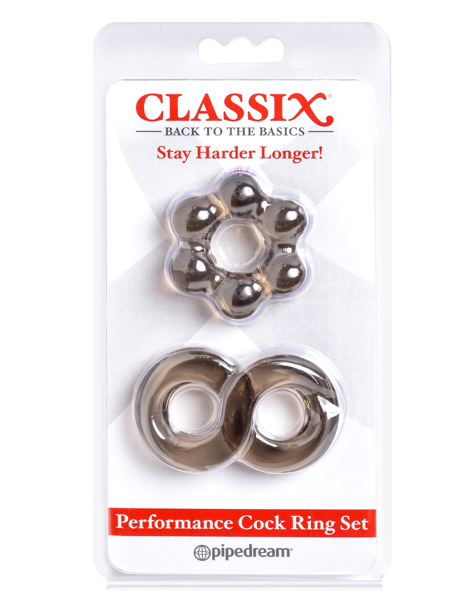 Classix Performance Cock Ring Set Smoke