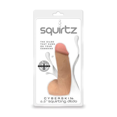 Squirtz Cyberskin 6.5" Squirting Dildo