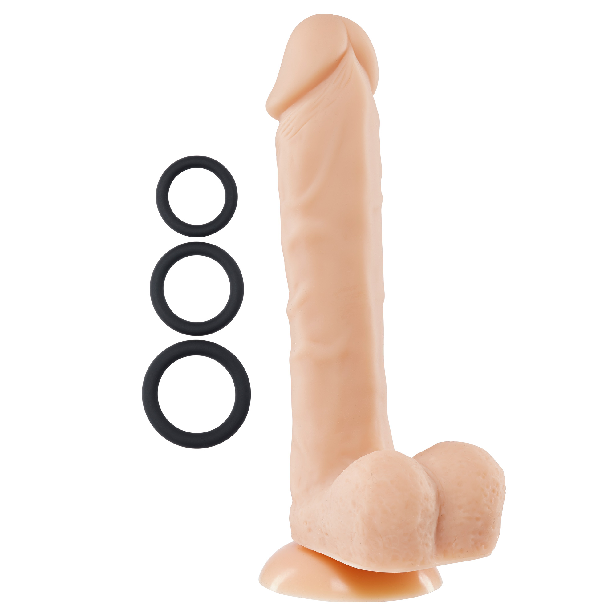 9" Silicone Pro Odorless Dong - Flesh