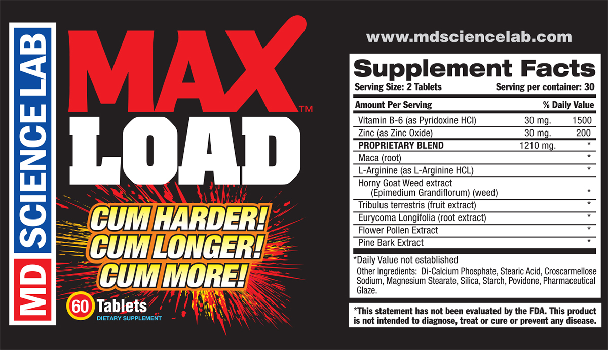 Max Load 60 Cnt Bottle (Ml60c)