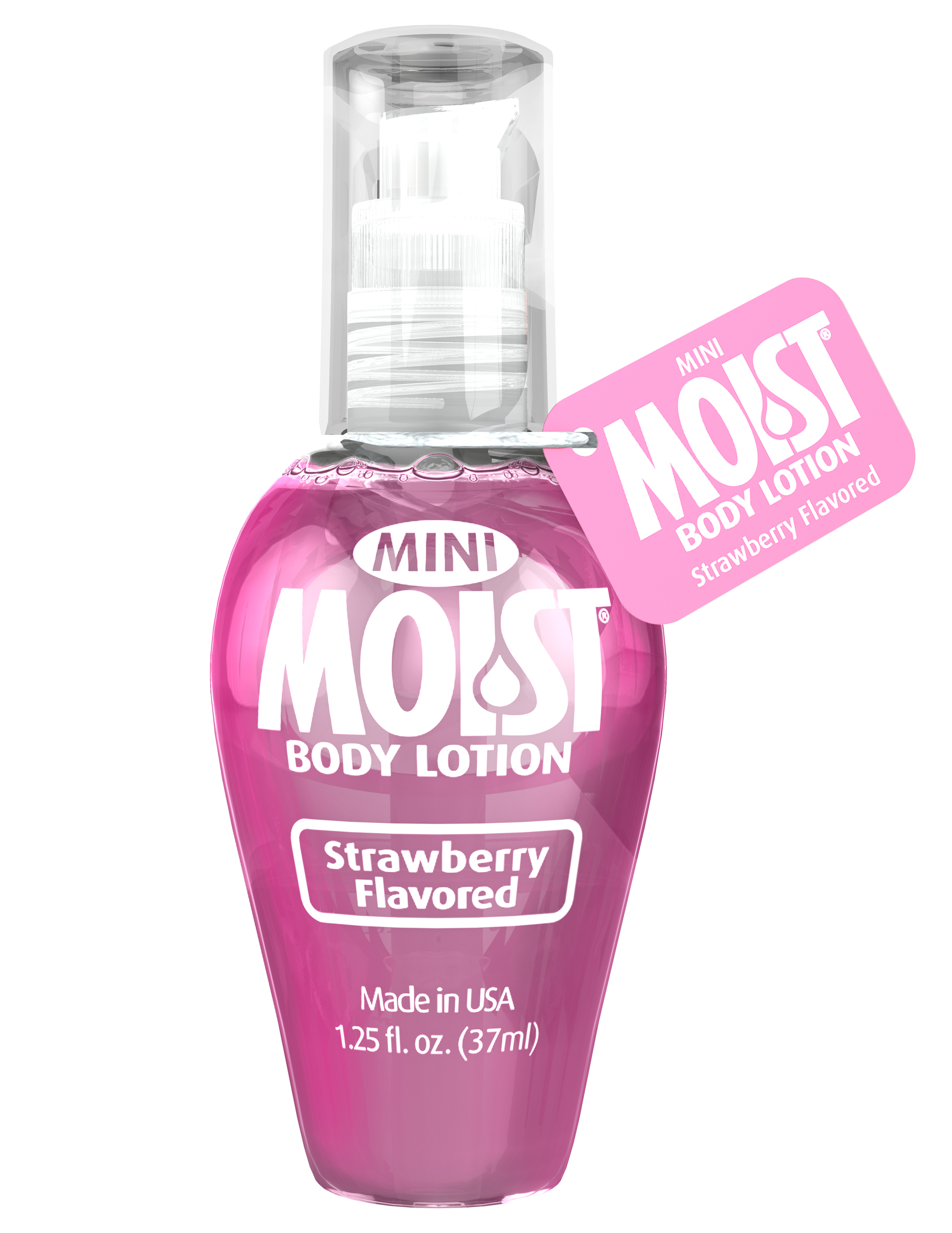 Mini Moist Flavored - Strawberry - 1.25 Fl. Oz.