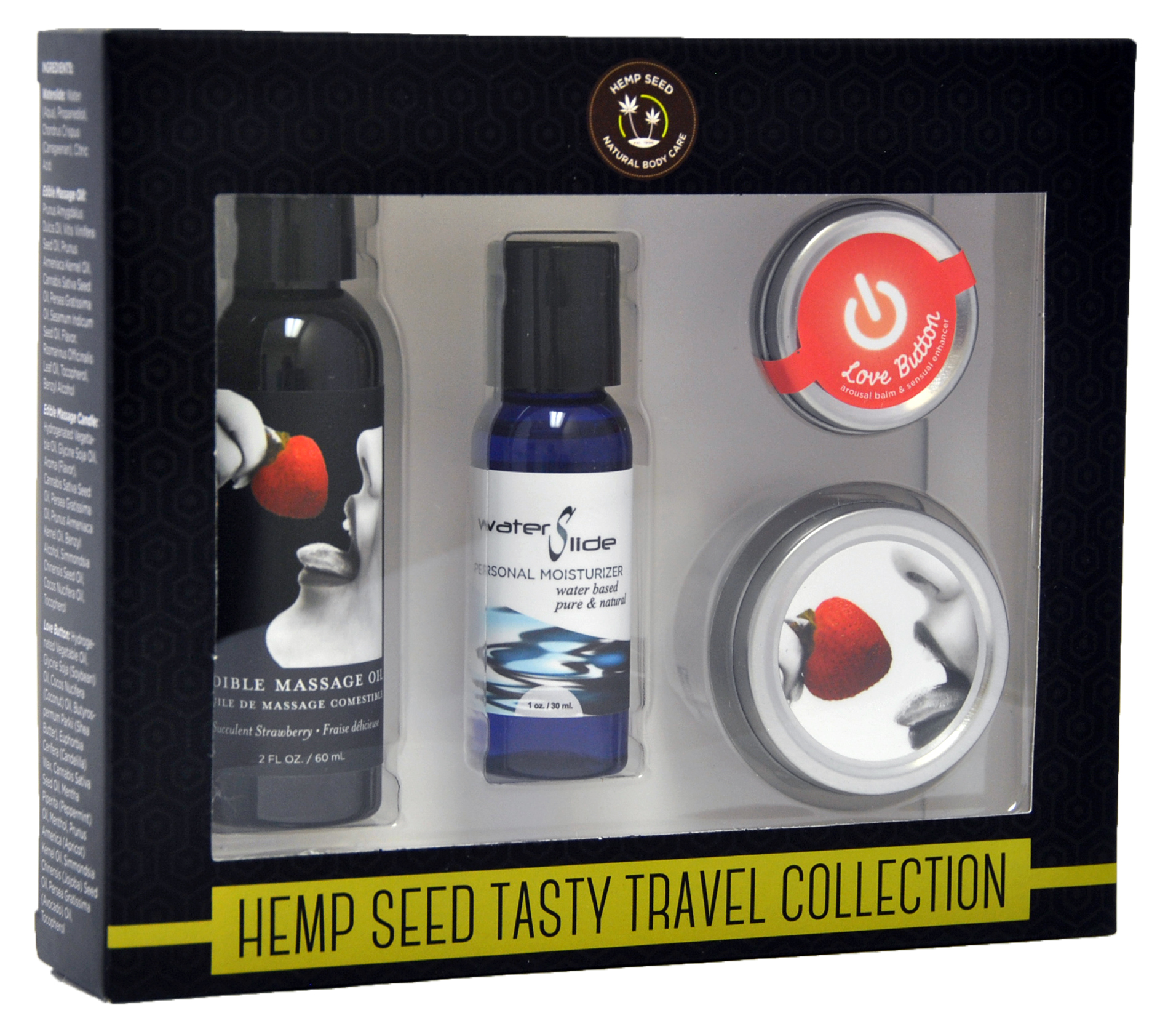 Hemp Seed Tasty Travel Collection - Strawberry