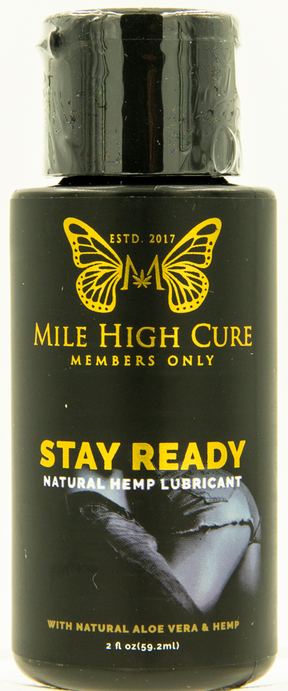 Mile High Cure Stay Ready All Natural Aloe Vera Hemp Lubricant 2 Fl Oz