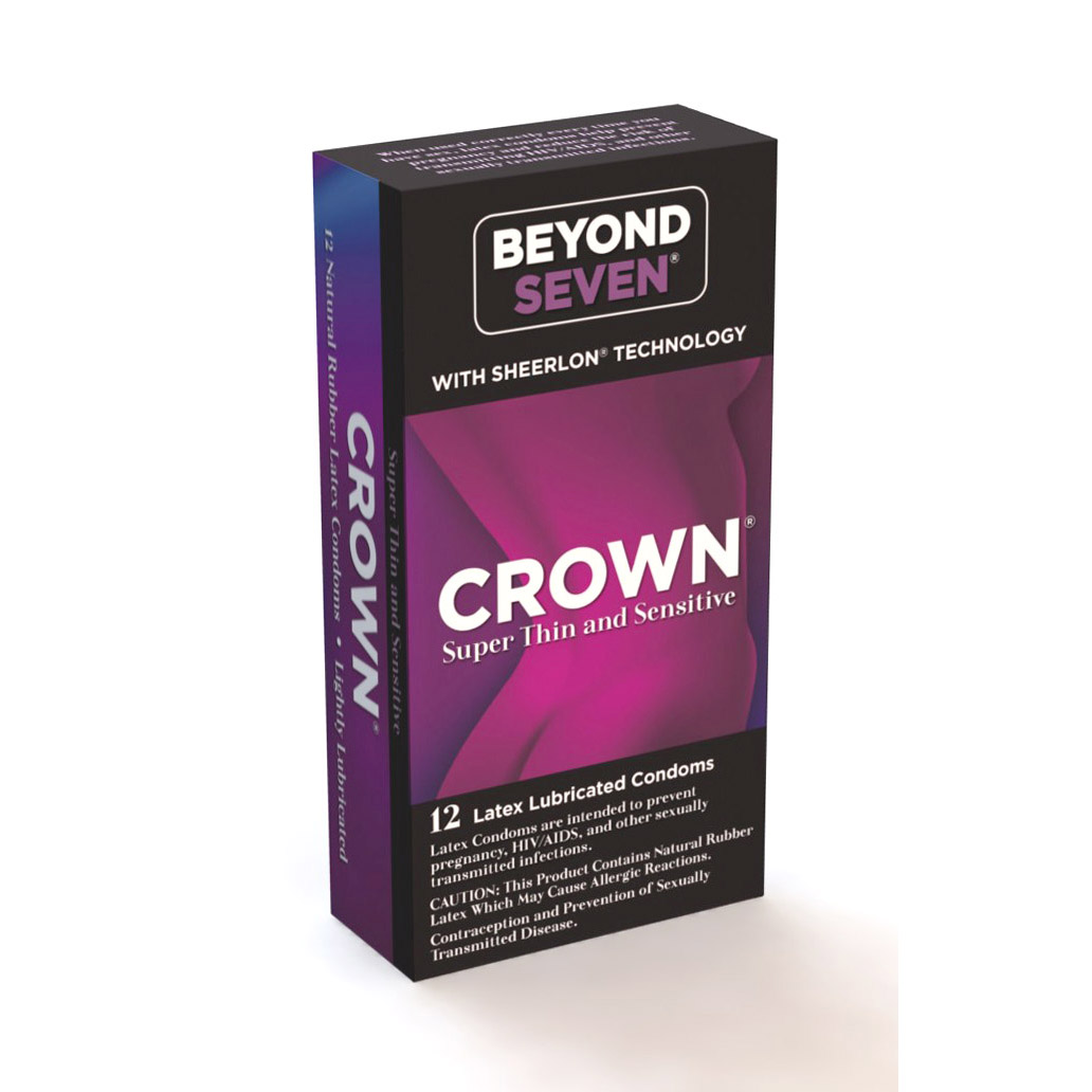 Crown 12 Pack  Latex Condoms