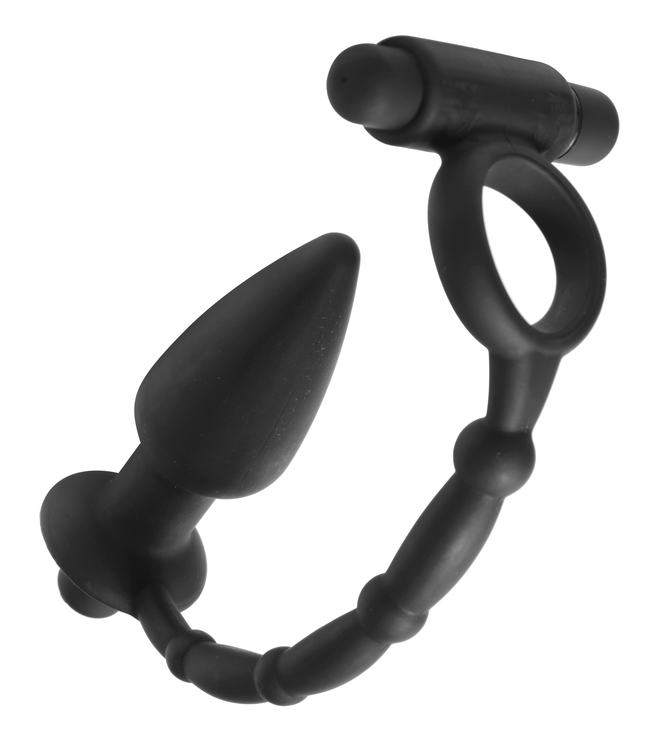 Viaticus Dual Cock Ring & Plug Vibe