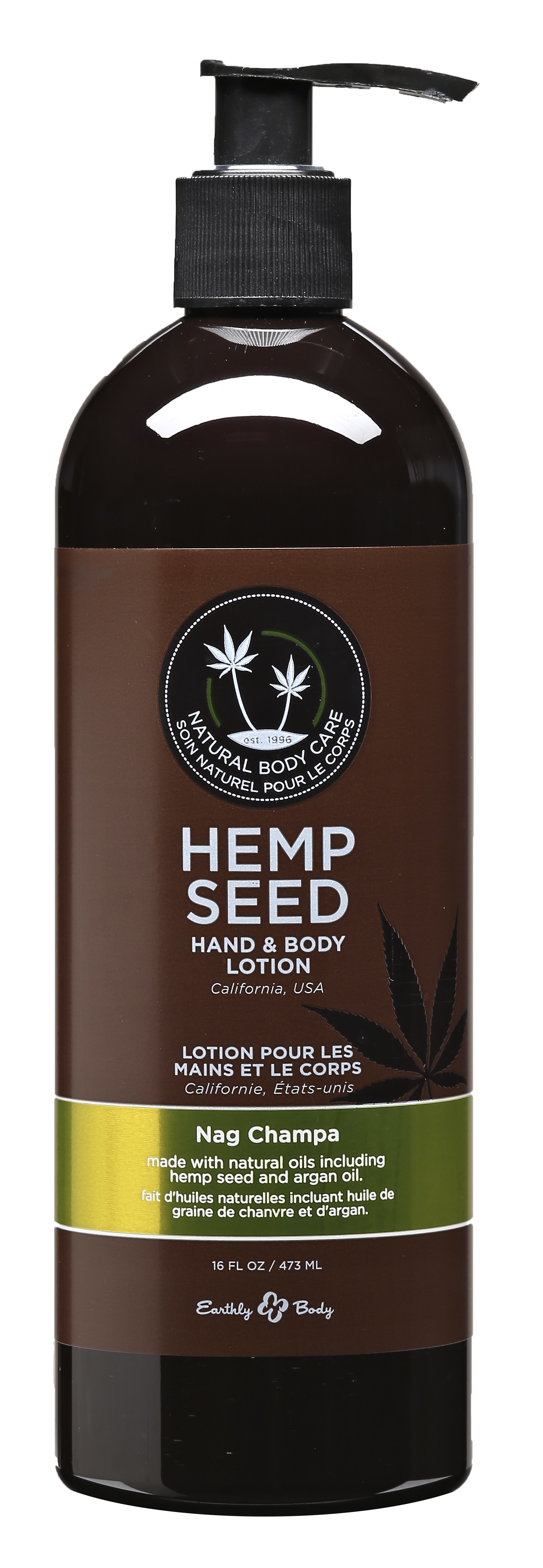 Hemp Seed Hand & Body Lotion - 16 Fl. Oz. - Nag Champa